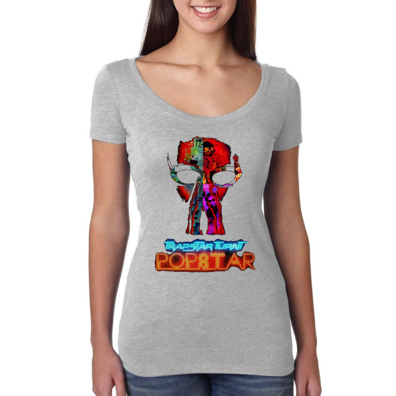 Trapstar Turnt Popstar Legends Active Women's Triblend Scoop T-shirt by cm-arts | Artistshot