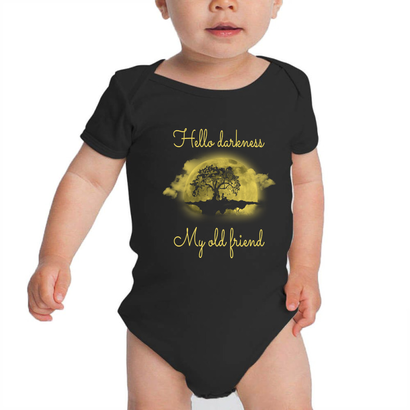 Hello Darkness My Old Friend Hippie Baby Bodysuit | Artistshot