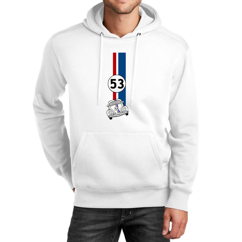 Herbie Vintage Look 53 Car Race Number Graphic Unisex Hoodie by Ariannajamie | Artistshot