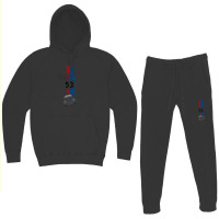 Herbie Vintage Look 53 Car Race Number Graphic Hoodie & Jogger Set | Artistshot