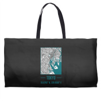 Tokyo Minimalist City Map, Tokyo Diy City Map Weekender Totes | Artistshot