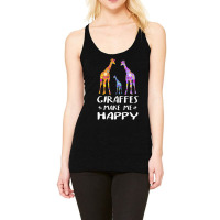 Cute Giraffe Animal Lover Gifts Fun Meme Saying Giraffe Racerback Tank | Artistshot