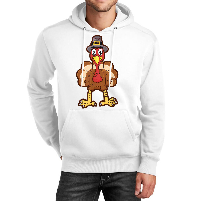 Funny Thanksgiving Turkey 2020 Cute Pilgrim Turkey Day Gift Unisex Hoodie | Artistshot