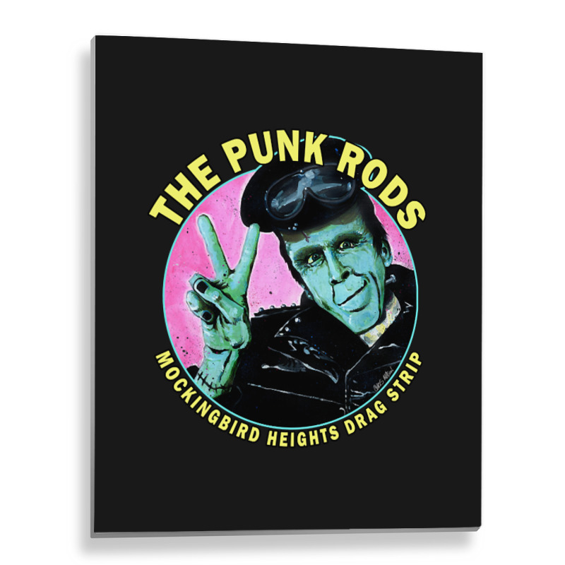 Herman Munster The Punk Rods Metal Print Vertical | Artistshot