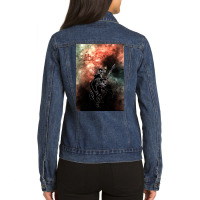 Faraway Paladin Awakening Ladies Denim Jacket | Artistshot