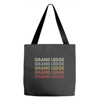 Grand Ledge Michigan Grand Ledge Mi Retro Vintage Text Tote Bags | Artistshot