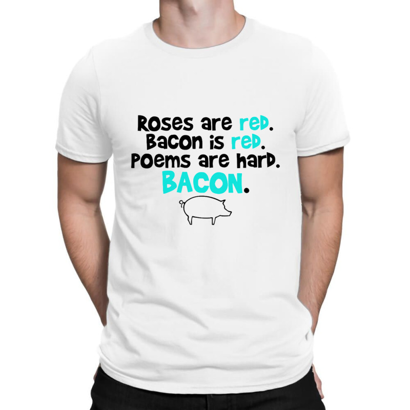 Bacon  Red T-Shirt by Ariannajamie | Artistshot