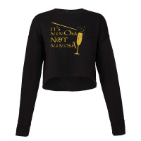 It's Mimosa Not Mimosa Cropped Sweater | Artistshot