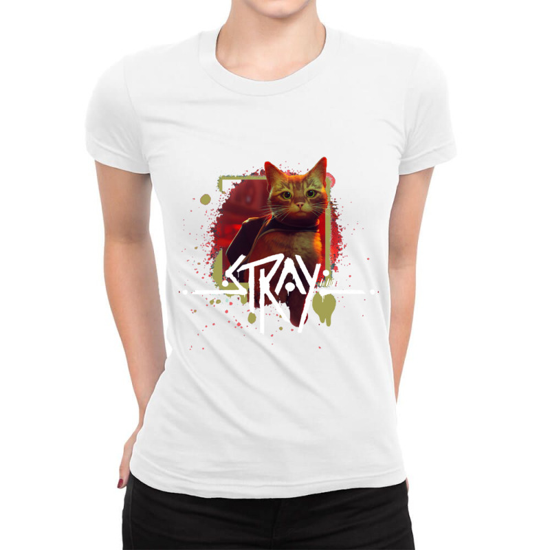 Stray Game  (1) Ladies Fitted T-Shirt by cm-arts | Artistshot