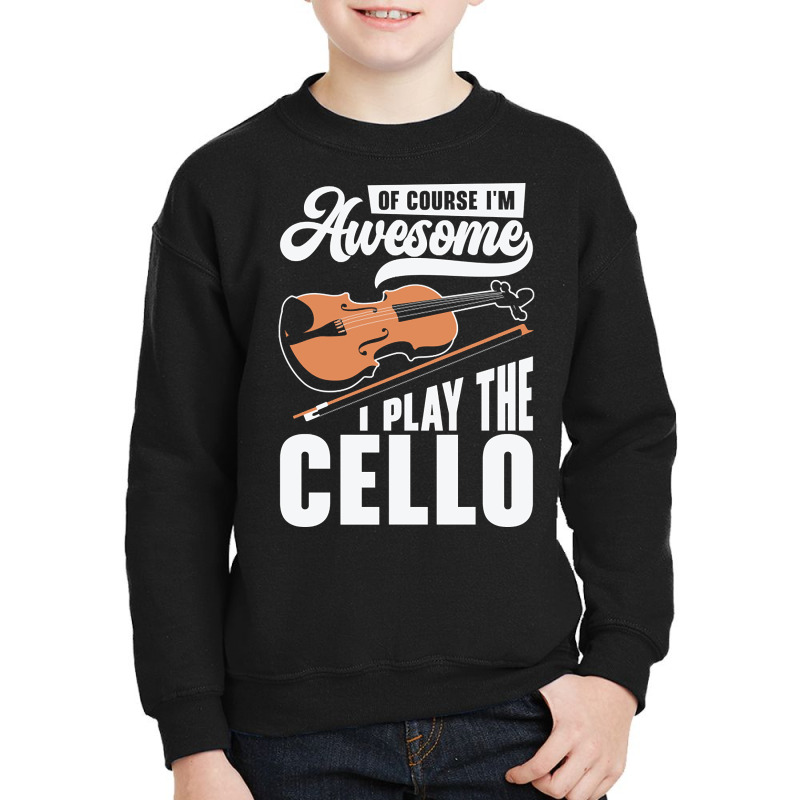 Music Cello Instrument Classical Music Cellist (2) Youth Sweatshirt | Artistshot