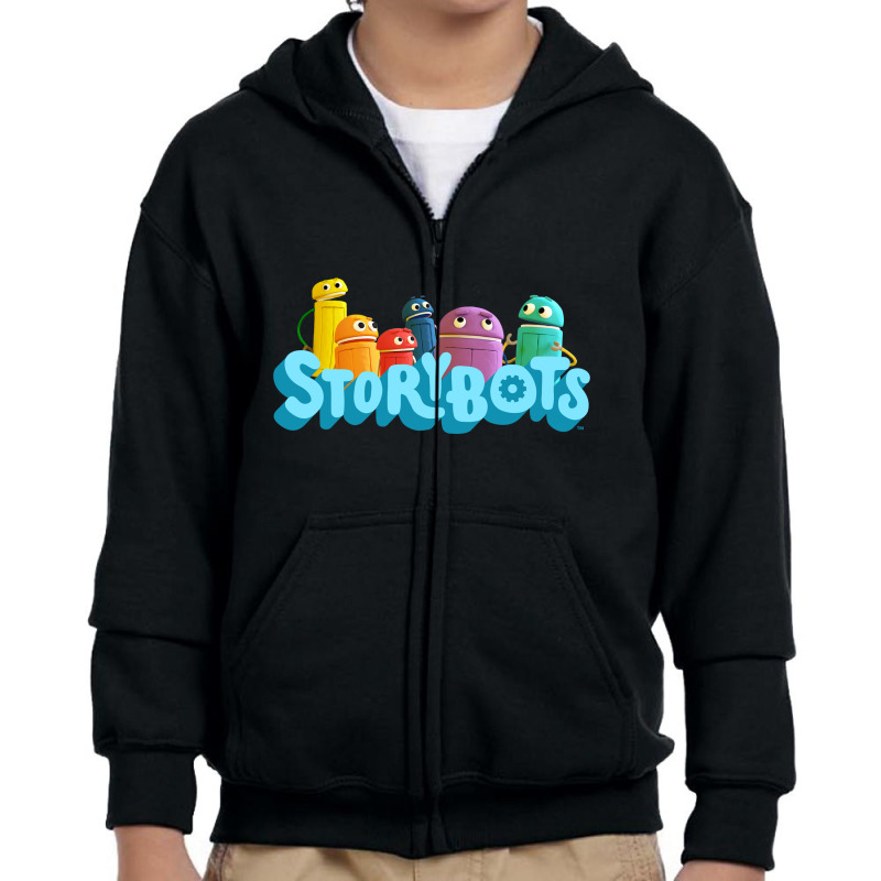 Ask The Story Bots Youth Zipper Hoodie by budijaya | Artistshot