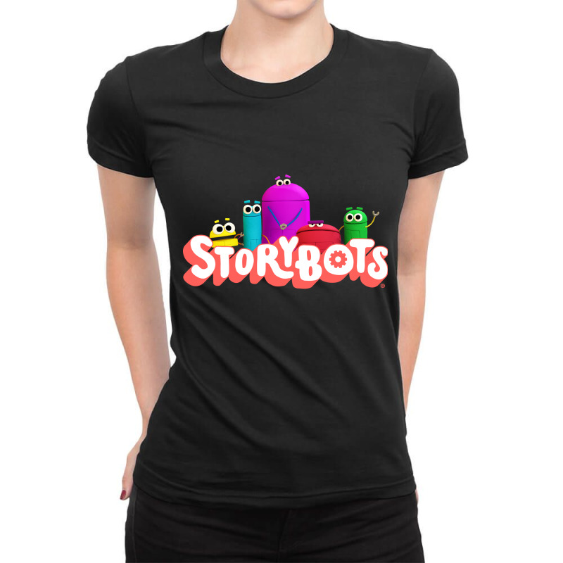 Ask The Story Bots Ladies Fitted T-Shirt by budijaya | Artistshot