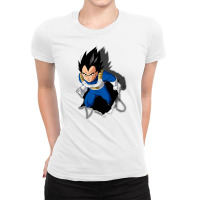 Dragon Ballz Vegeta Ladies Fitted T-shirt | Artistshot