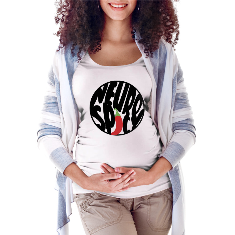 'neurospicy Maternity Scoop Neck T-shirt | Artistshot