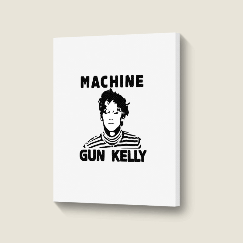 Machine Gun, Kelly Portrait Canvas Print | Artistshot