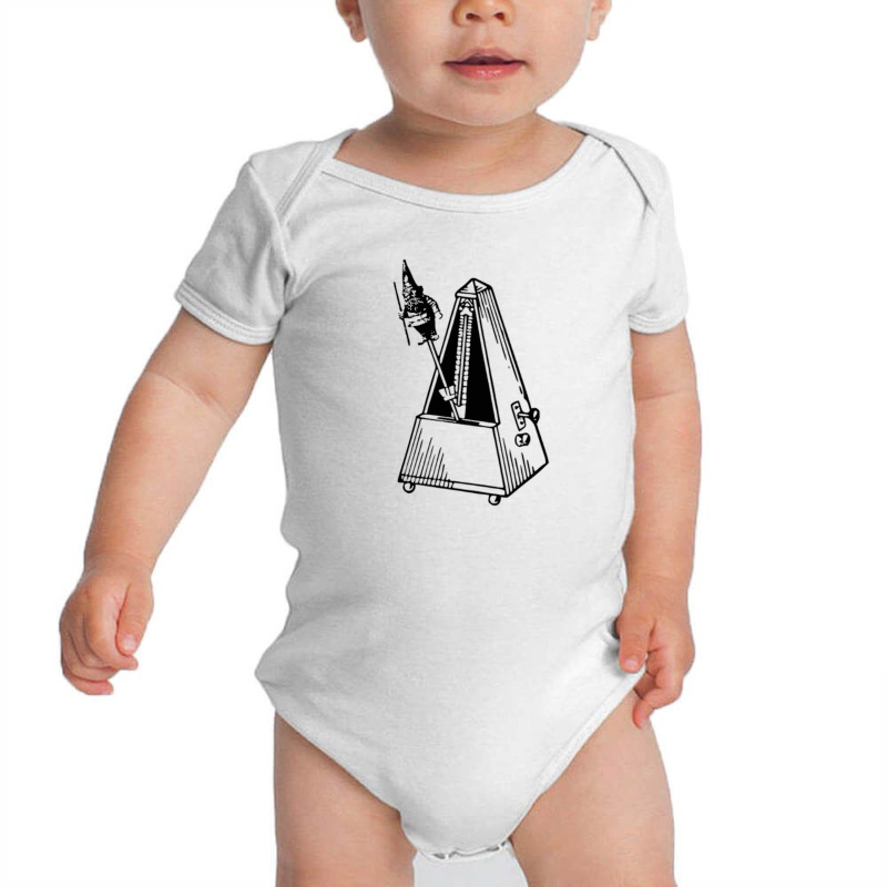 Metrognome Musical Metronome Baby Bodysuit by cm-arts | Artistshot