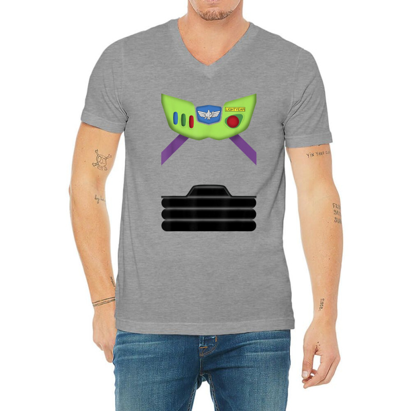 Buzz Lightyear Suit Costume Halloween V-Neck Tee by Claire J Tinsley | Artistshot