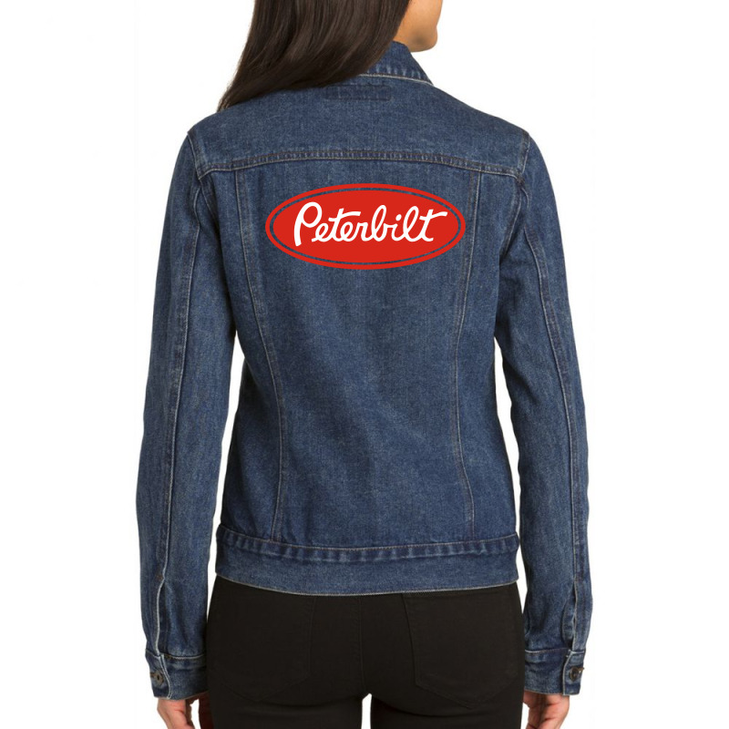 Peterbilt Ladies Denim Jacket by RoyalTees | Artistshot