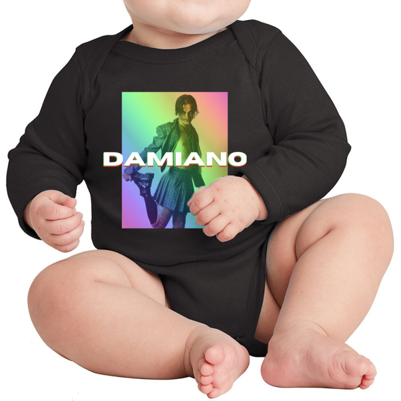 Damiano David Eurovision Damiano Eurovision  Got A Feeling Long Sleeve Baby Bodysuit | Artistshot