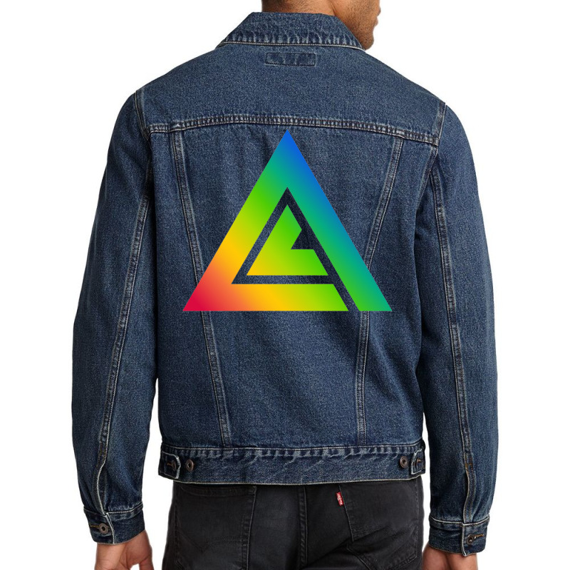 Amd Avid Audiovisual Identity Database Men Denim Jacket by cm-arts | Artistshot