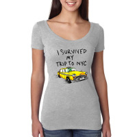 I Survived My Trip To Nyc Women's Triblend Scoop T-shirt | Artistshot