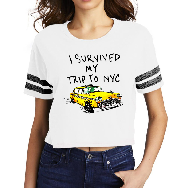 I Survived My Trip To Nyc Scorecard Crop Tee by cm-arts | Artistshot