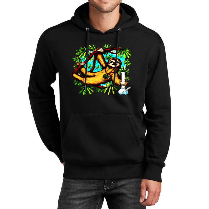 Sloth Weed Stoner Unisex Hoodie | Artistshot