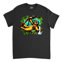 Sloth Weed Stoner Classic T-shirt | Artistshot