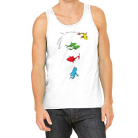 Dr. Seuss One Fish Two Fish Red Fish Blue Fish Tank Top | Artistshot