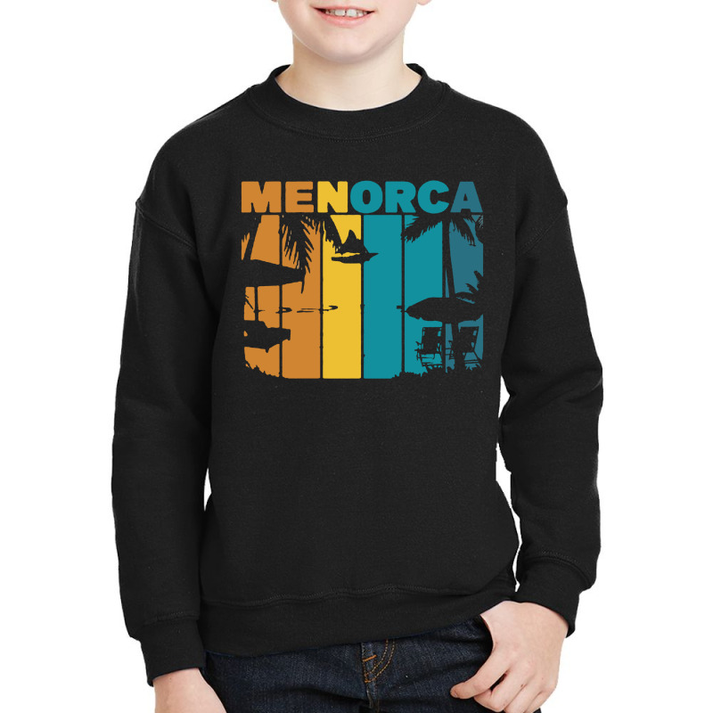 Spain Mahon Ciutadella Balearic Islands Holidays Youth Sweatshirt by BananaTees | Artistshot