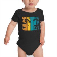 Spain Mahon Ciutadella Balearic Islands Holidays Baby Bodysuit | Artistshot