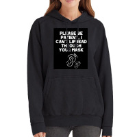 I Can’t Lipread Through Your Mask Hearing Impaired Deaf Vintage Hoodie | Artistshot