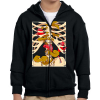 3 Ranas Youth Zipper Hoodie | Artistshot