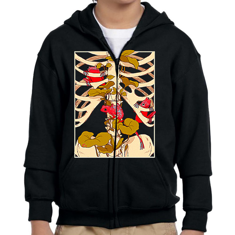 3 Ranas Youth Zipper Hoodie | Artistshot