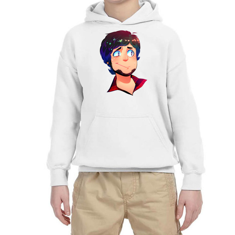 Jonathan Aryan Jafari Jontron Youth Hoodie by cm-arts | Artistshot