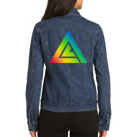 Amd Avid Audiovisual Identity Database Ladies Denim Jacket | Artistshot