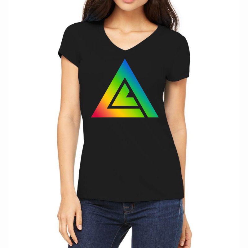 Amd Avid Audiovisual Identity Database Women's V-Neck T-Shirt by cm-arts | Artistshot