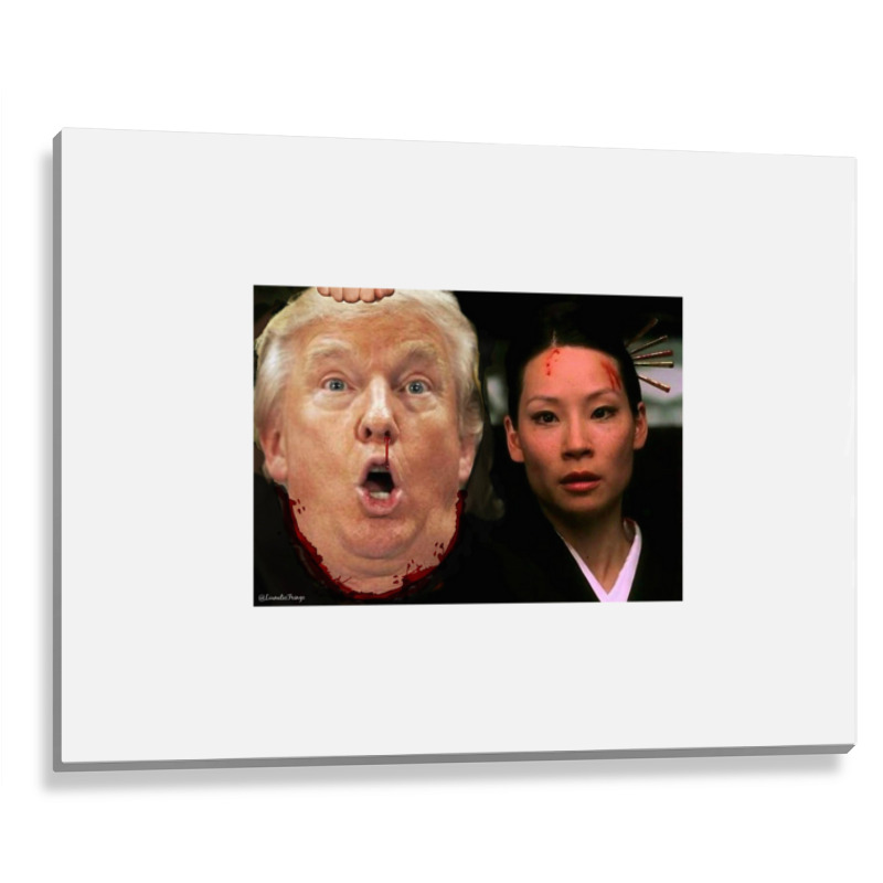 Trump Meets O Ren Ishii   Trump Metal Print Horizontal | Artistshot