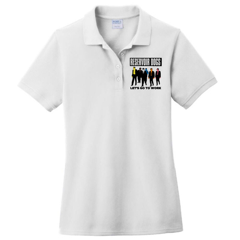 Lets Go To Work Reservoir Dogs Ladies Polo Shirt by LemonTees | Artistshot