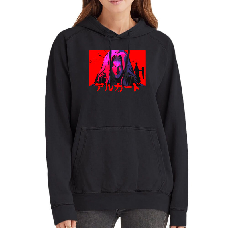 Japanese Alucard Photo Castlevania Vintage Hoodie | Artistshot