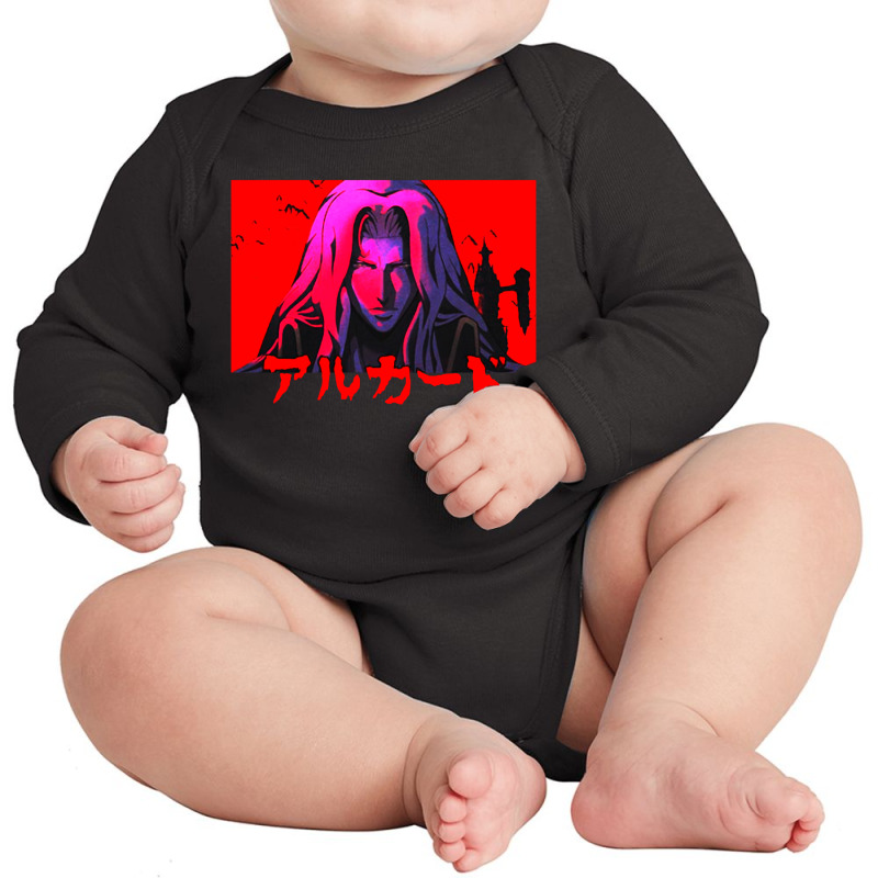 Japanese Alucard Photo Castlevania Long Sleeve Baby Bodysuit | Artistshot