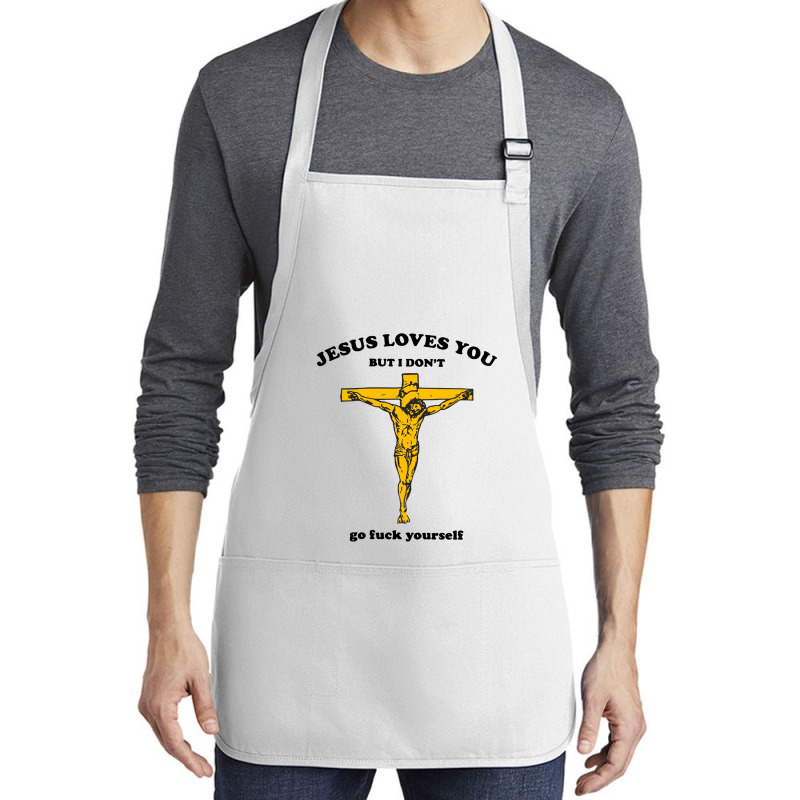 Trust Faith To Jesus Medium-length Apron | Artistshot