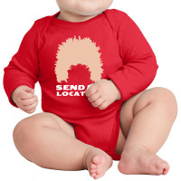 Send Me Location Khabib Long Sleeve Baby Bodysuit | Artistshot