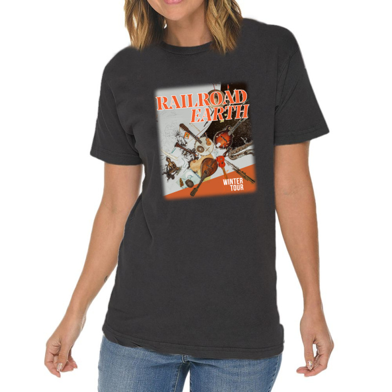 Railroad Earth   Winter Tour 2020 Vintage T-Shirt by fedaahmad830713 | Artistshot