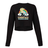 Embrace Nihilism Cropped Sweater | Artistshot