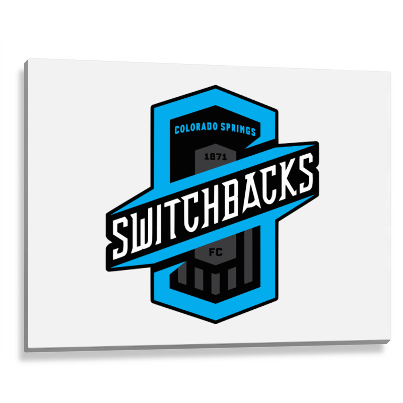 Colorado Springs Switchbacks Fc Metal Print Horizontal | Artistshot