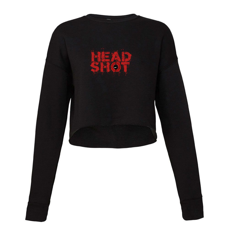 Headshot V4 Cropped Sweater by pritesh.design | Artistshot