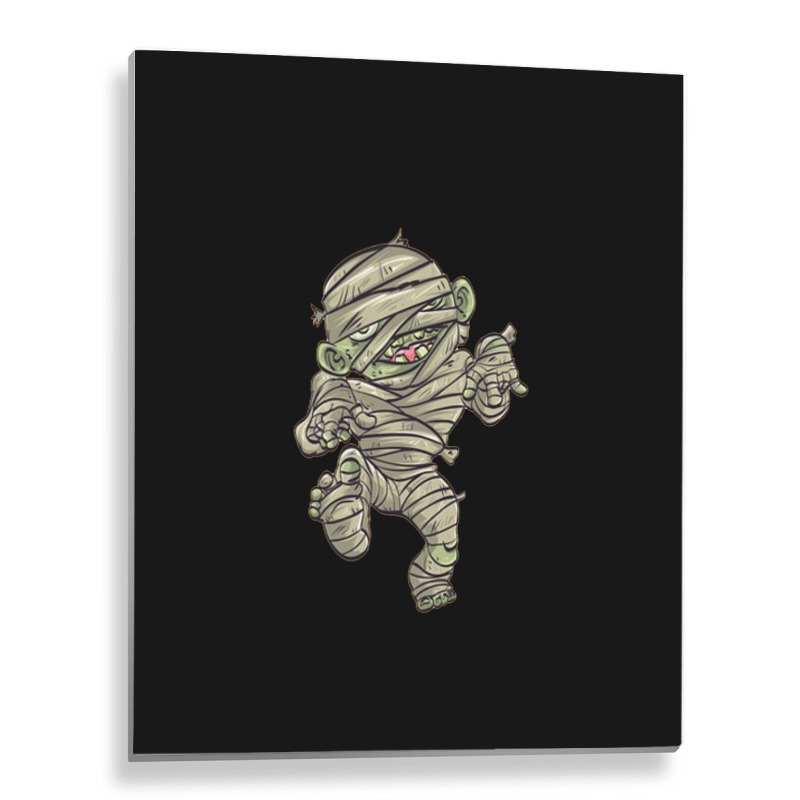 So Spooky Mummy Design Metal Print Vertical | Artistshot