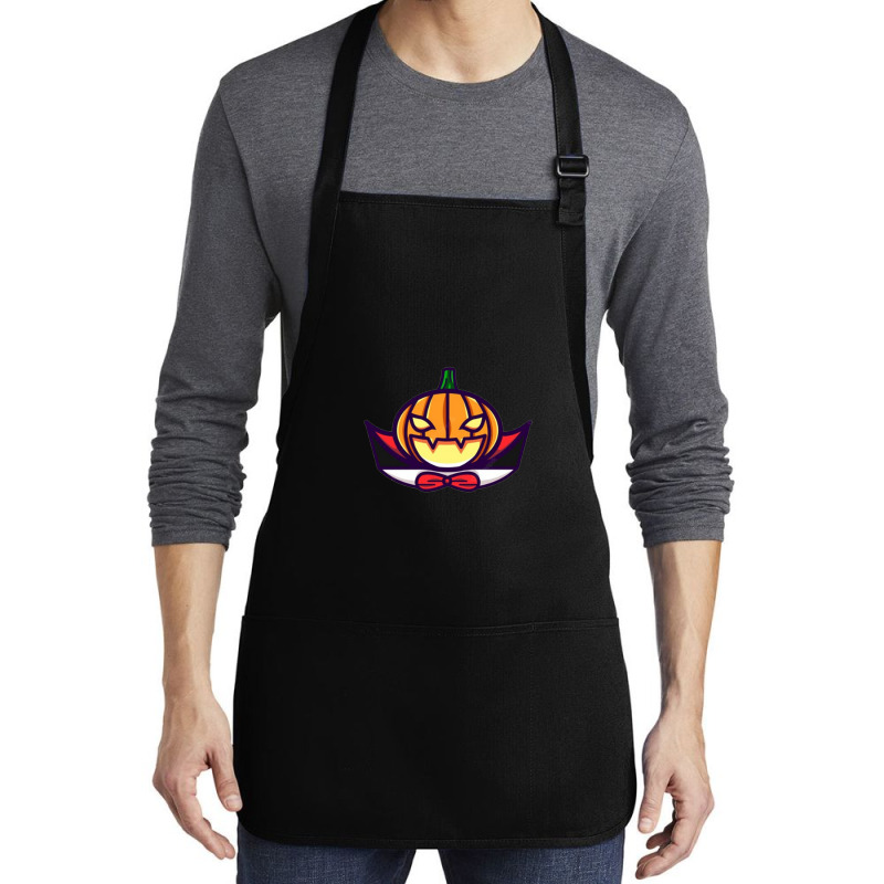 So Cool Dracula Pumpkin Design Medium-length Apron | Artistshot