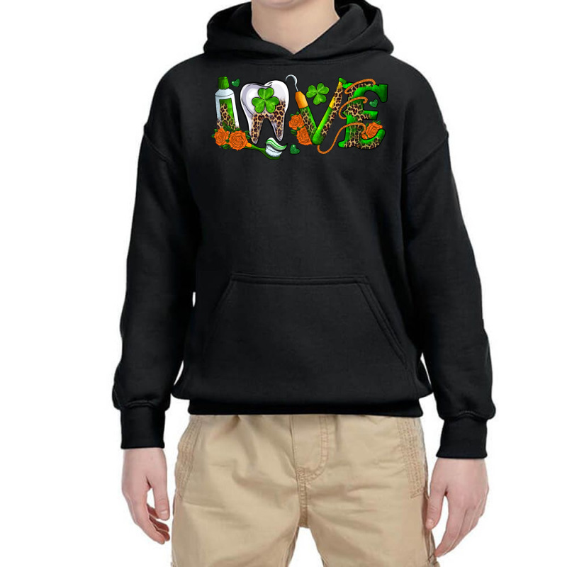 Dental Love St. Patricks Day Youth Hoodie | Artistshot